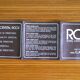 Set of 6 RCR Royal Cristal Rock glasses, Victoria model