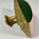 Vintage writing kit - Old inkwell and neoclassical ink pad in gilded bronze XIXth