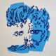 Jean Coulot: benevolent gaze, signed original screen print