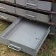 Metal industrial locker with 21 drawers