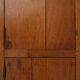 Tall rustic French monastery wardrobe in oak from the late 19th century
