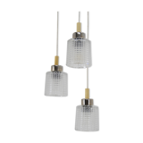 Mid century adjustable glass suspension by Pokrok Zilina, 1970s