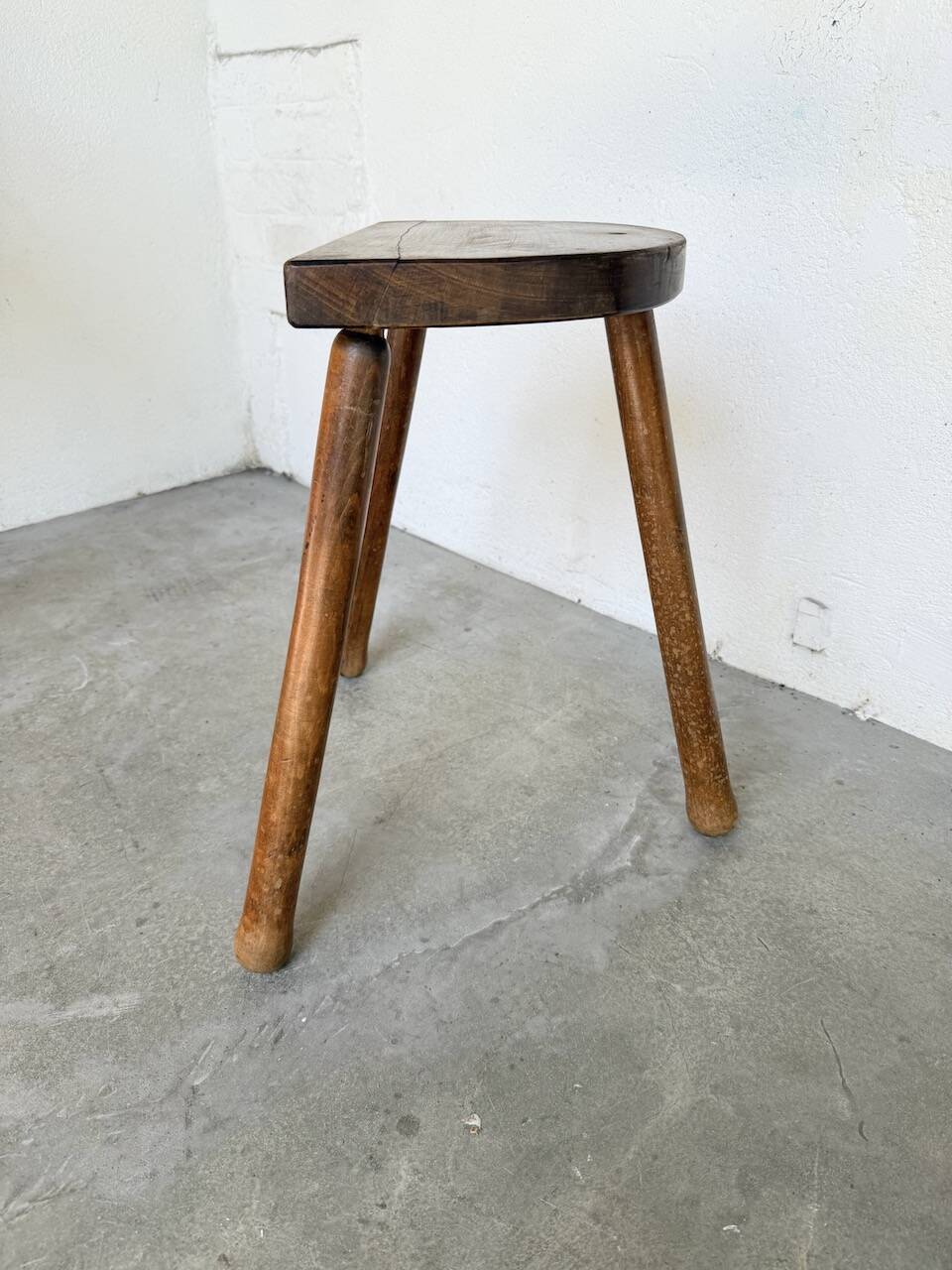 Oak tripod stool 1950
