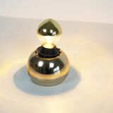Set (2) of petite playful brass ‘ball’ wall lights, Italy 1970’s