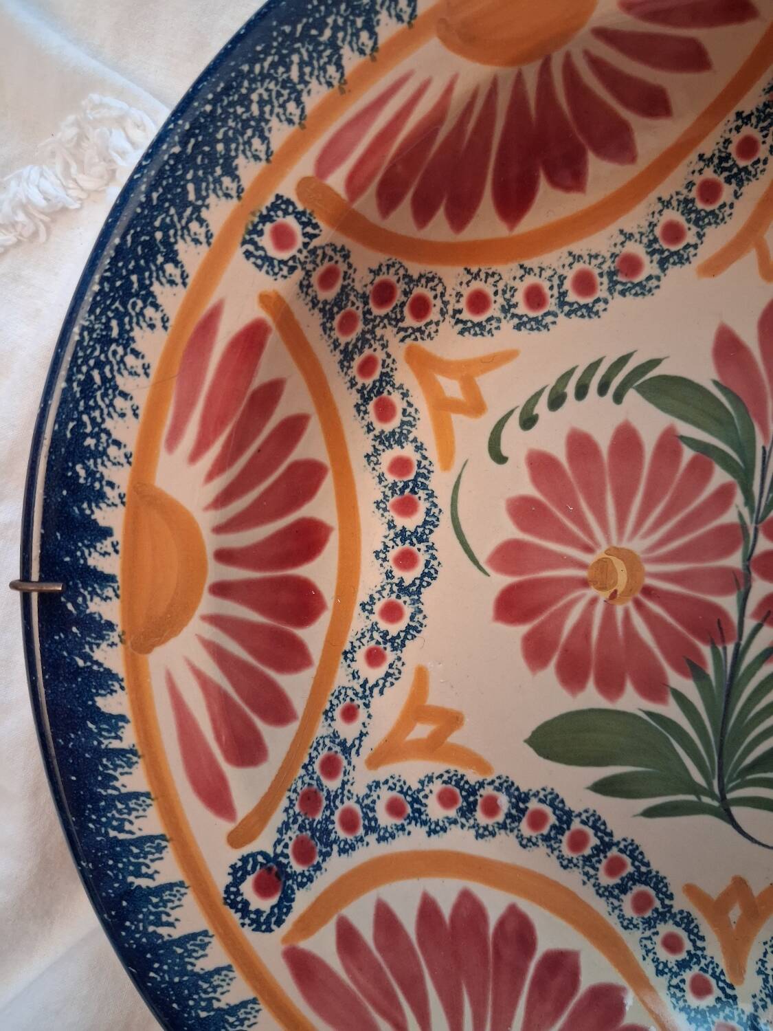 Vintage decorative plate 40/60 Saint Martory