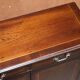 Vintage mahogany library in Art Deco style with two drawers.