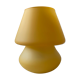 Vintage mushroom lamp in yellow glass habitat
