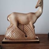 Art Deco ceramic doe