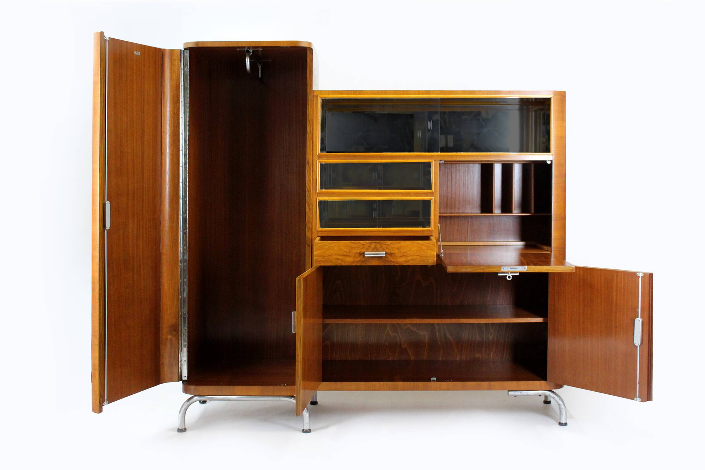 Bauhaus Office Cabinet by Robert Slezak for Slezak, Czechoslovakia, 1930s