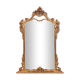 Wood-carved 20th century Louis XV style console mirror, France ca. 1970
