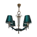 Chandelier of the end of the era art deco design 1940s