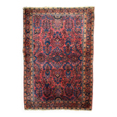 Tapis persan Sarouk antique fait main 94 cm x 167 cm années 1910