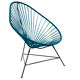 Fauteuil Acapulco bleu océan