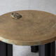 Coffee table in etched brass by Christian Krekels, Belgium, 1990
