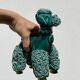 Spaghetti Green Ceramic Poodle Dog