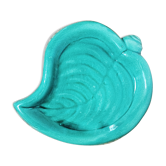 Vallauris green leaf bowl, empty pocket