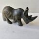 Paperweight Sculpture Zoomorphic Statuette in Stone Rhinoceros