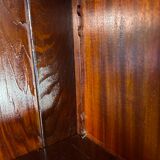 Antique Edwardian Bureau Bookcase with Inlaid Floral Detail – Early 20th Ce