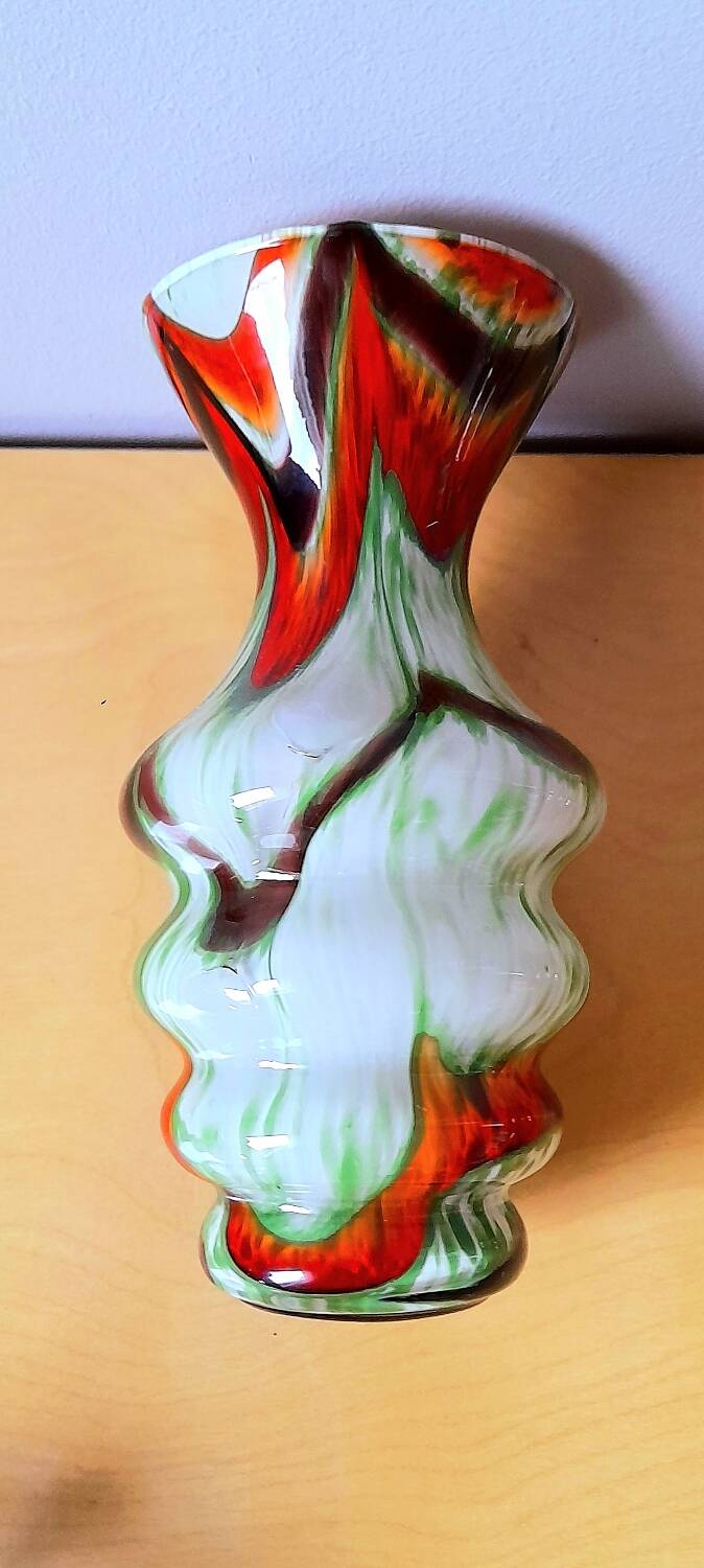 Murano glass vase, Carlo Moretti 70s