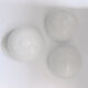 White glass plafond Polam Wikasy, Poland 1970s.