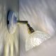 Vintage glass cut lampshade - tableware collection -