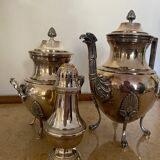 Coffee in silver service
