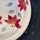 6 earthenware plates Sylvie Hamage Moulin des Loups Nord vintage model