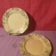 Pair of large round dishes Boulenger Choisy le Roi Derby Terre de fer