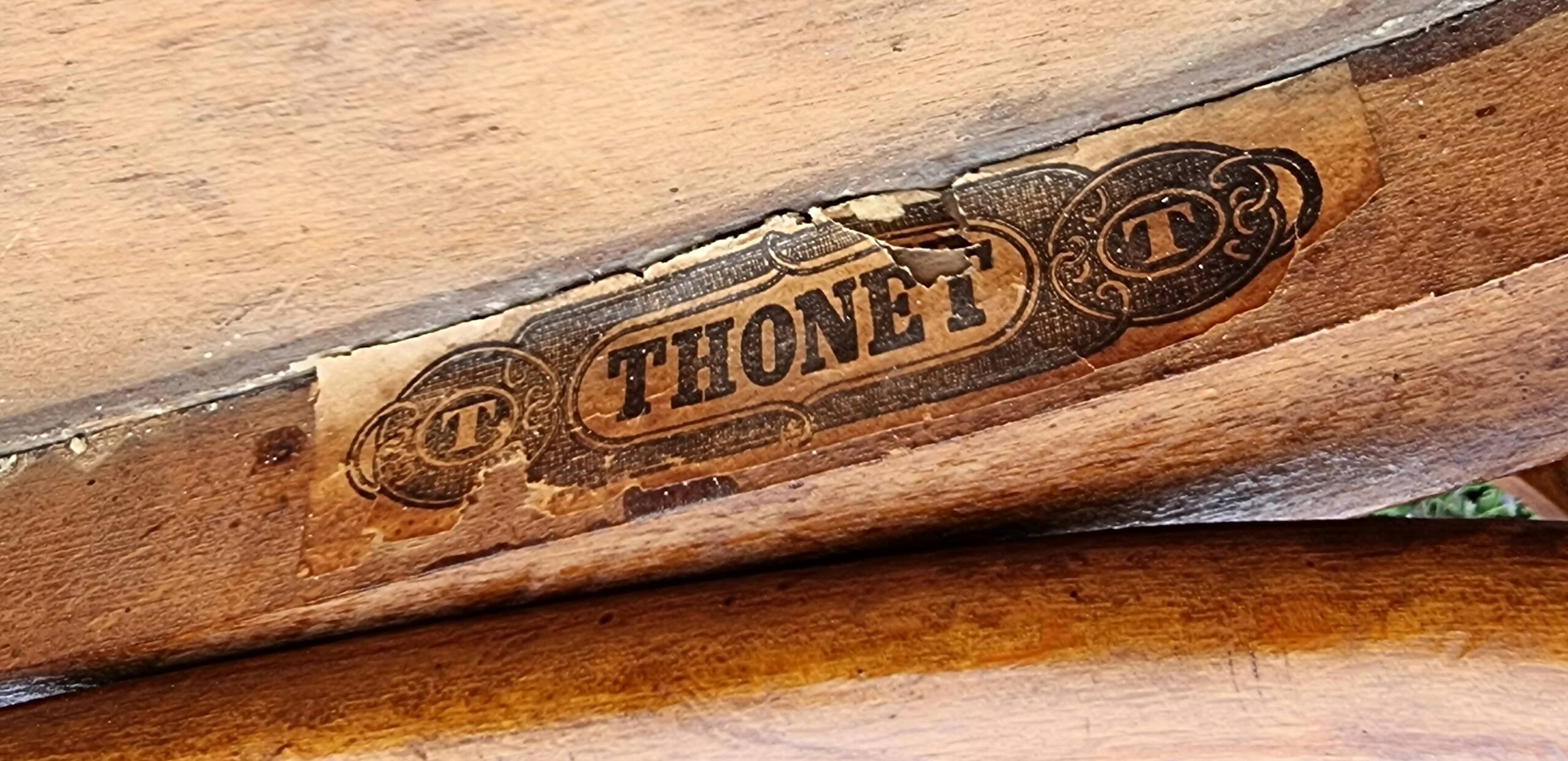 5 chaises bistrot Thonet et Horgen années 40