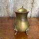 Antique brass creamer pitcher tableware kitchen vintage