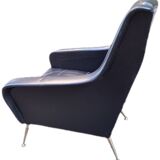 Set of 2 black Erton armchairs