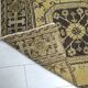 Yellow & Brown Turkish Wool Rug sku 2223