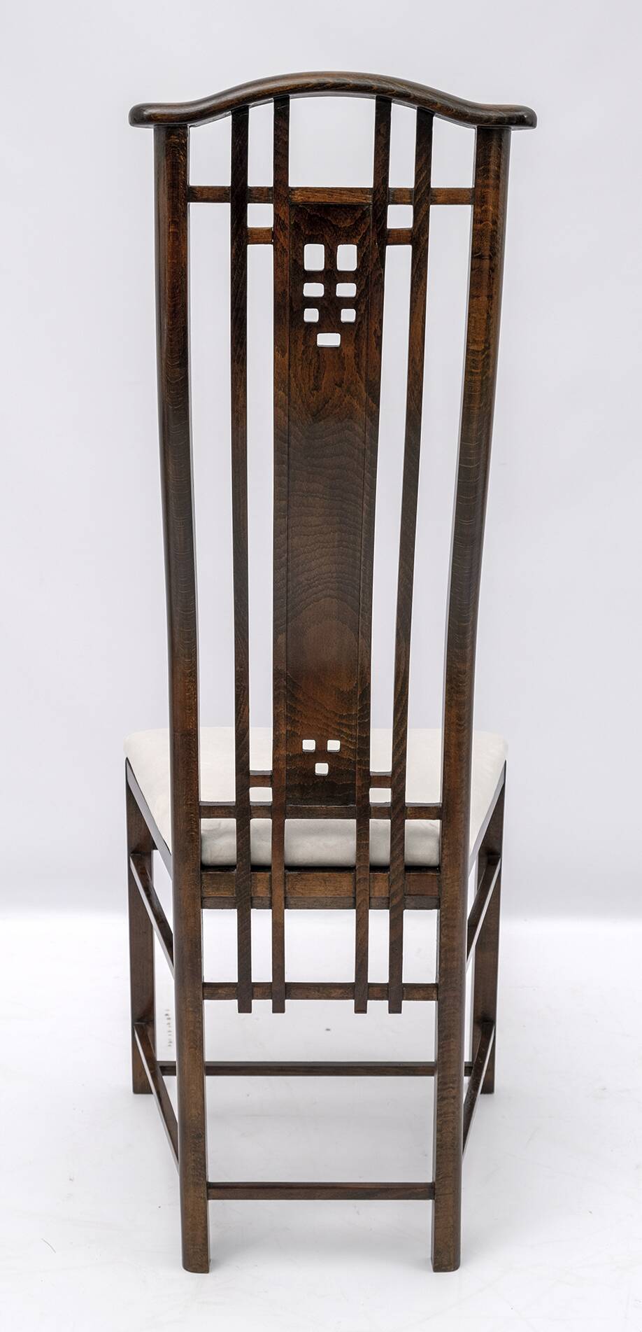 Four Giorgetti Italian Dinning Armchairs "Gallery", 1980s