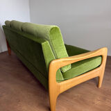 Vintage 3-seater convertible sofa – Eugen Schmidt / Soloform style