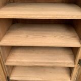 Armoire de notaire en chêne brut massif, 1920