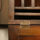 Antique table cabinet in solid mahogany XXth