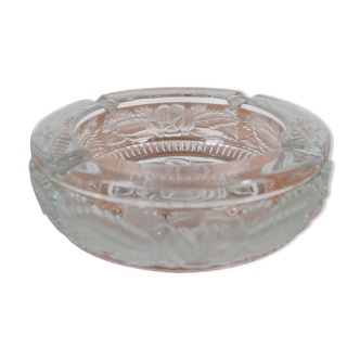 Mid century glass ashtray/bohemia cristal, 1950´s