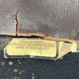 Pair of 1970s Vintage Hans Eichenberger Leather & Chrome Lounge Chairs, Labeled