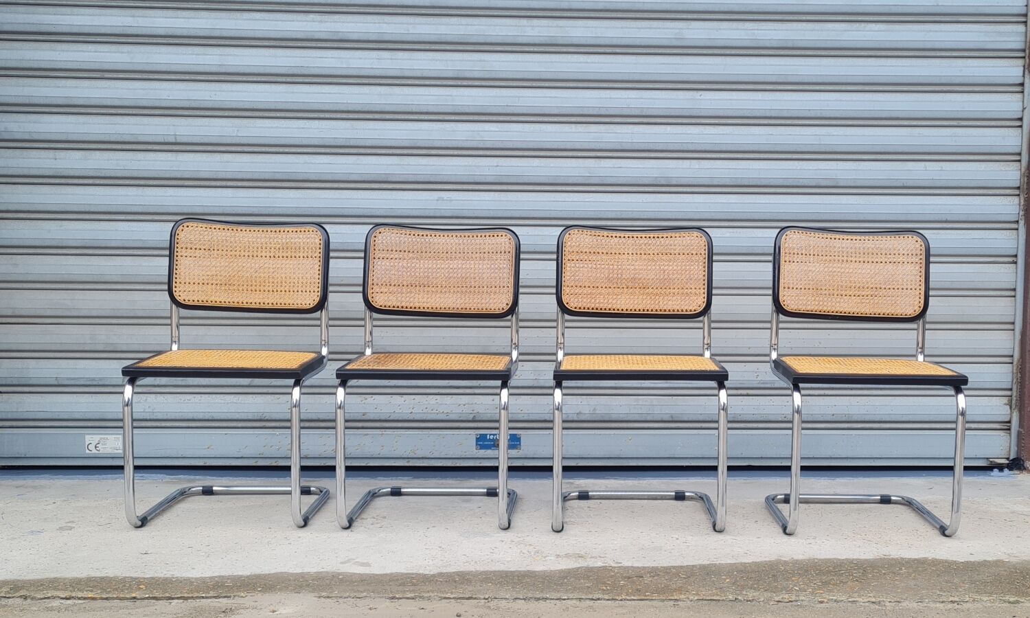 Set of four chairs B32 cesca Marcel Breuer