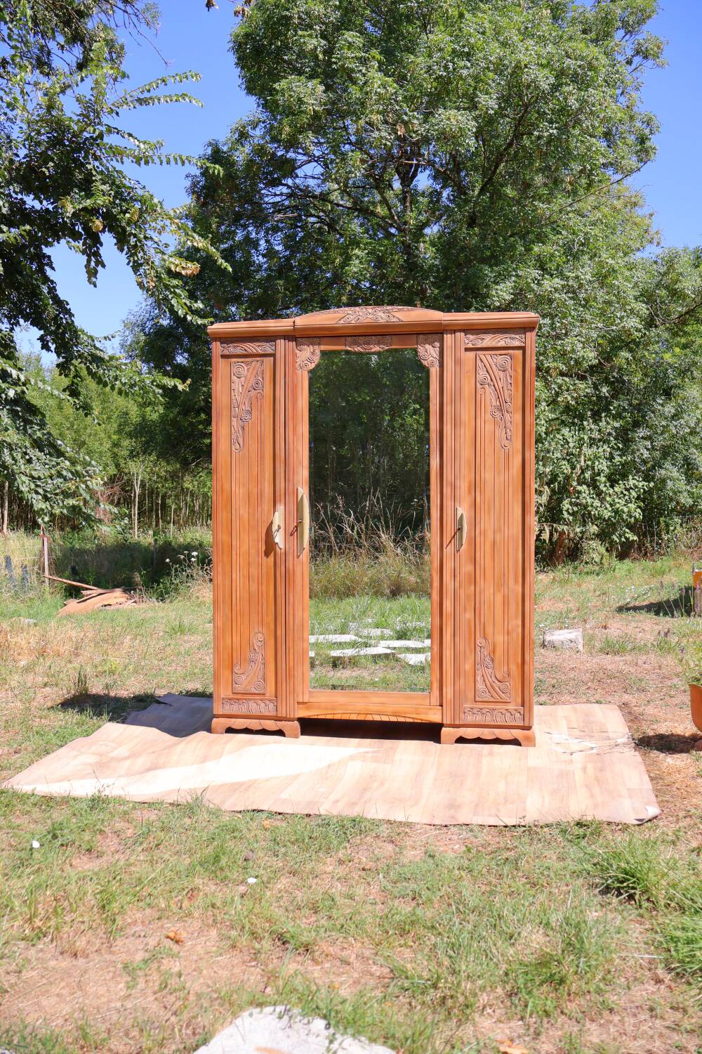 Art Deco cabinetmaker's wardrobe
