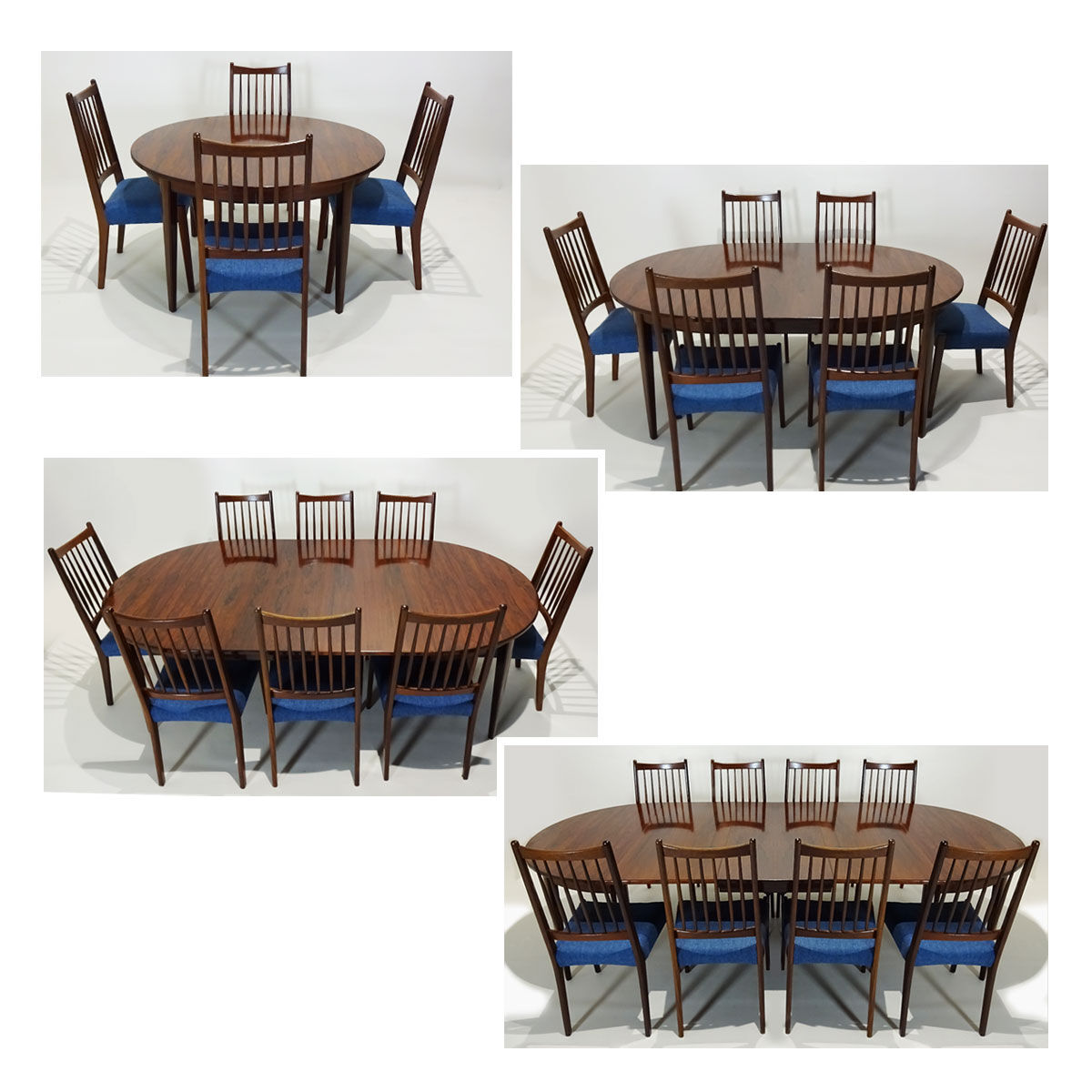 Ensemble table et 10 sièges danoises Arne Hovmand Olsen