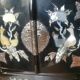 Lacquered black mother-of-pearl jewelry box
