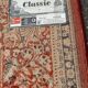Large industrial Persian carpet in burgundy wool, carpet sample 250x350cm.