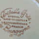 Six sandstone dessert plates