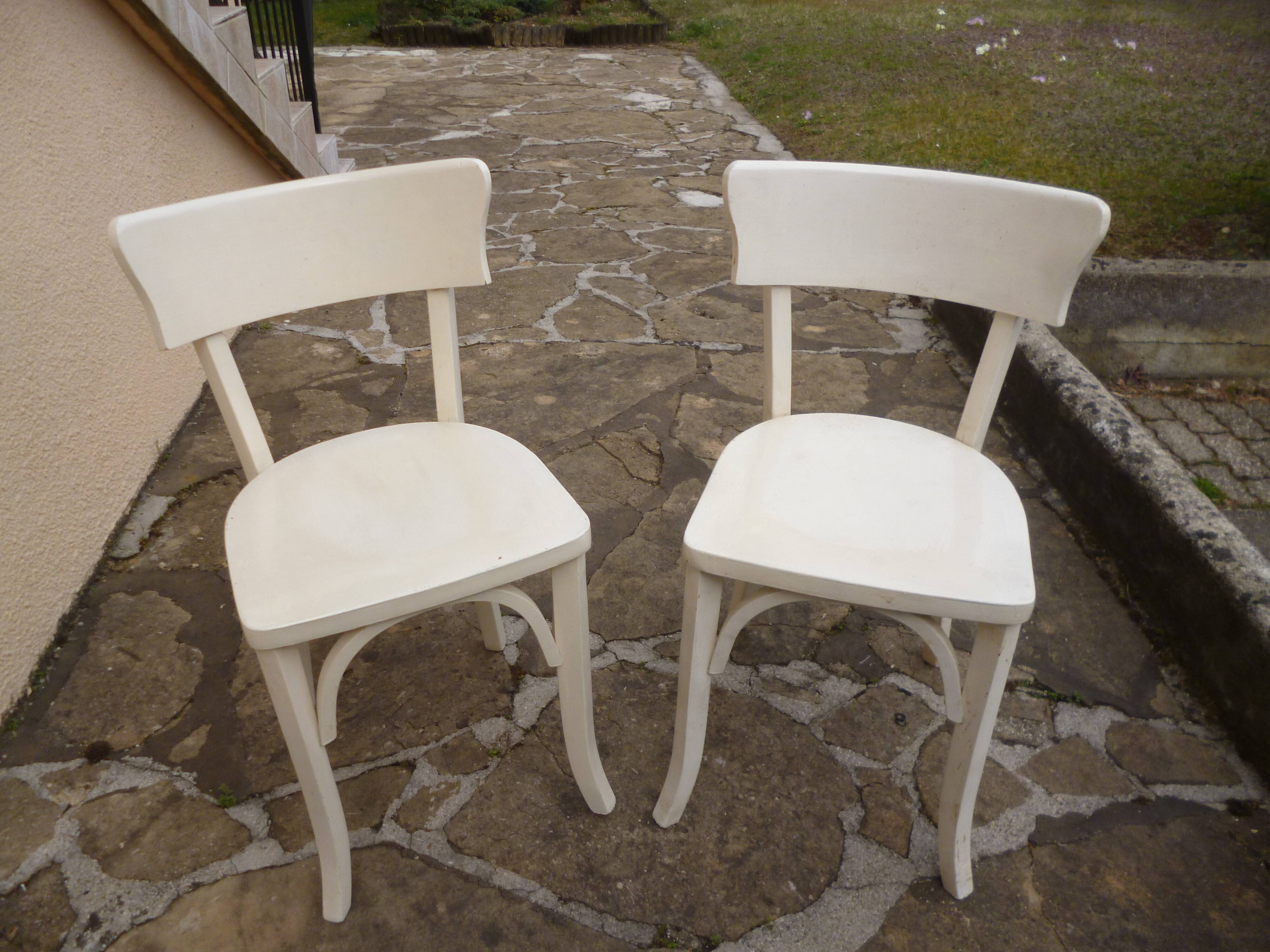 Pair of bistro chairs