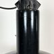 Industrial Black Enamel Factory Pendant Lamp with Iron Top, 1950s