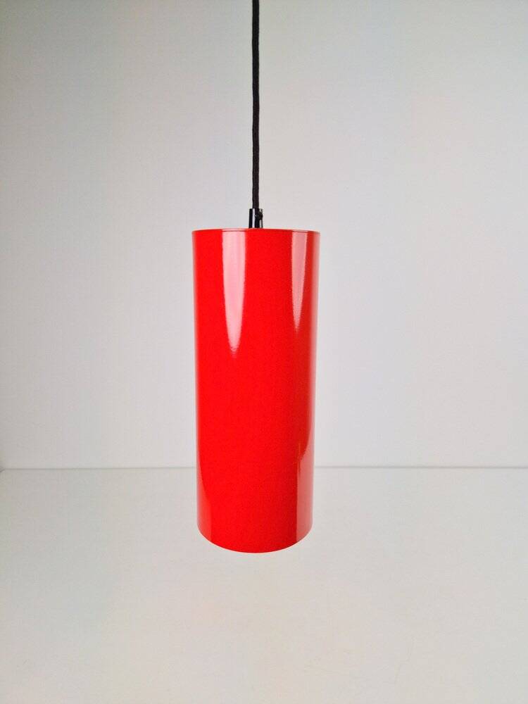 Minimalist Pipeline Pendant Lamps by Ole Pless Jørgensen for Nordisk Solar, 1970s, Set of 2
