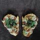 Appliques en bronze et verre de Murano