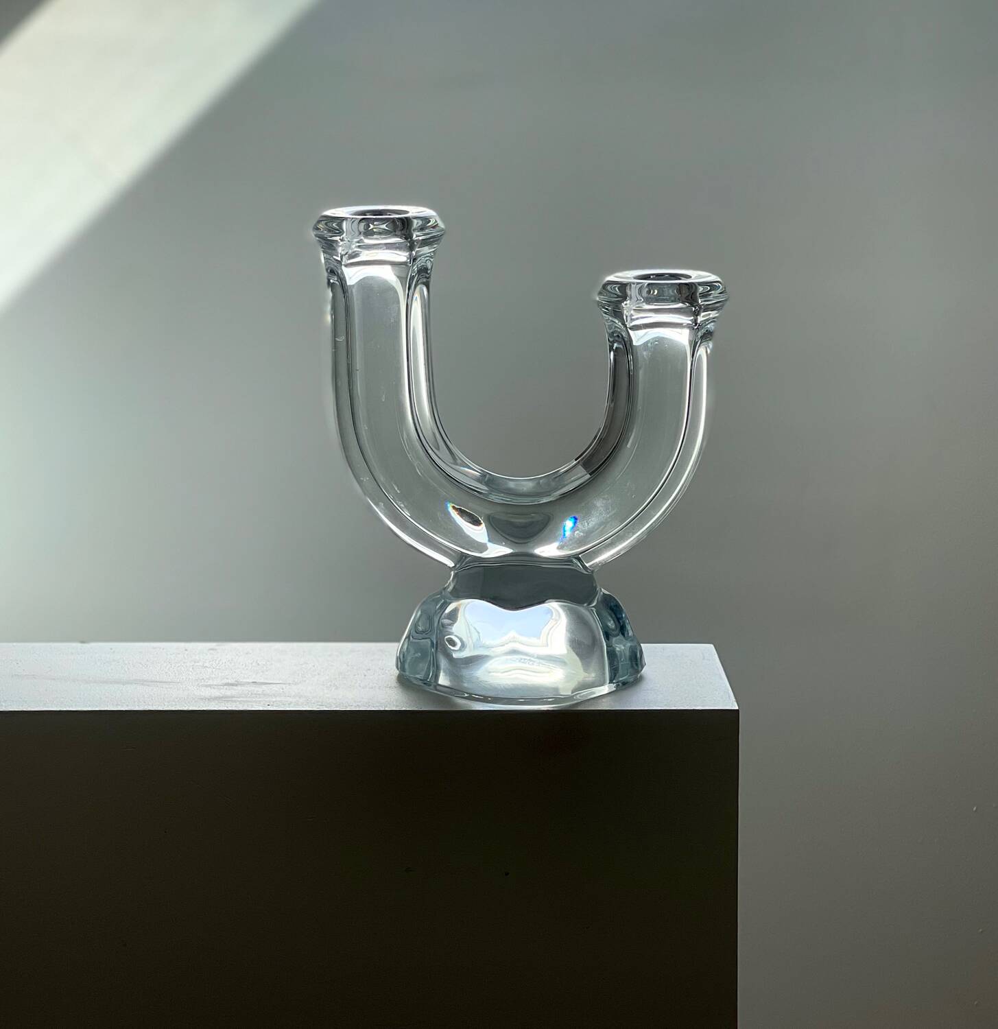 Crystal candle holder 1950.