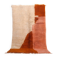 Tapis berbère Azilal terracotta et pêche moderne